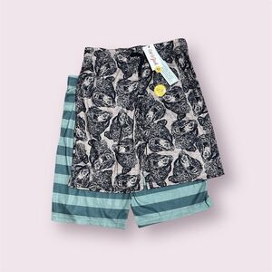 NWT Cat & Jack Youth Boy 2 Pack Shorts Pajama Set Sz XL 16